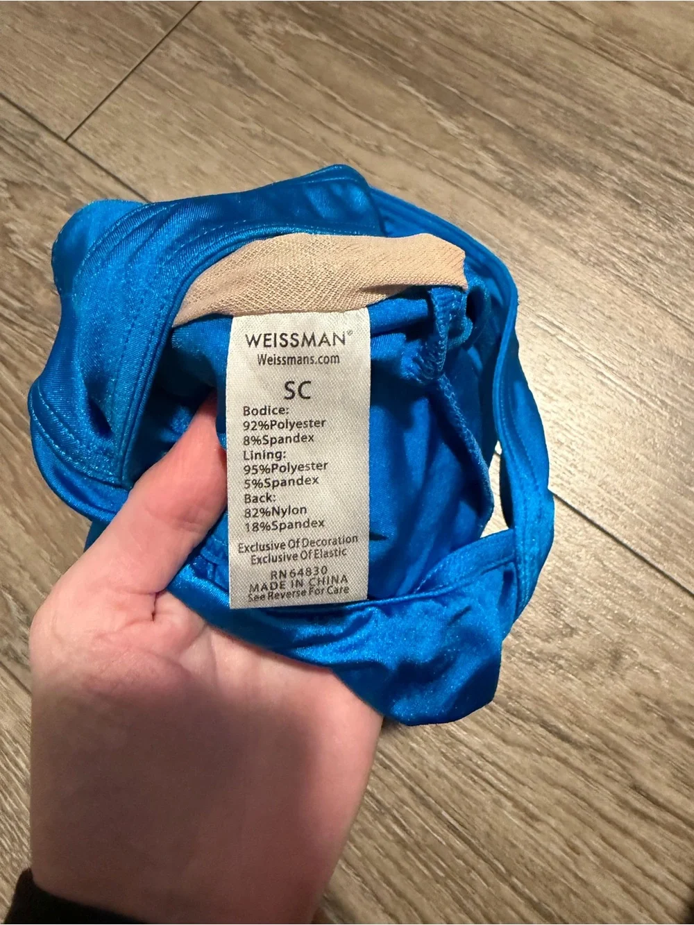 Exceptional 17499 Weissman Showtime dance costumes size sc